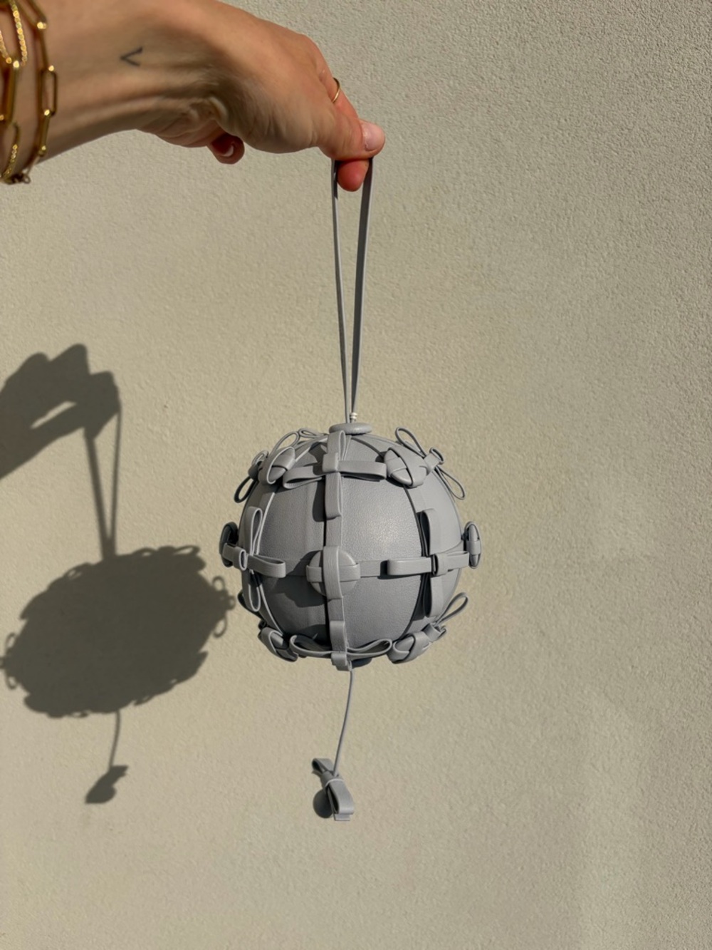 Polène x Roisin Pierce limited edit Bow Sphere Bag